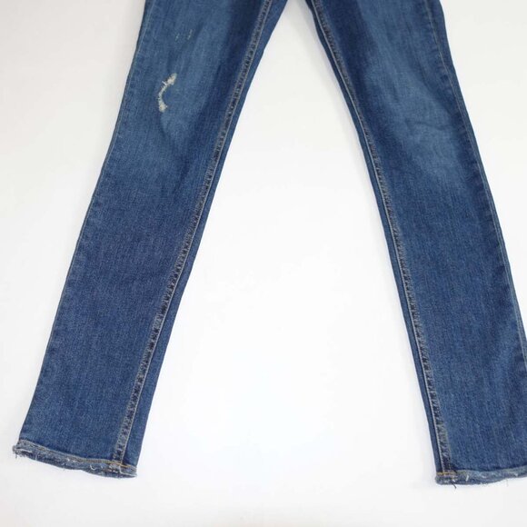 Rag & Bone Women's Skinny Jeans Size 25 Blue Low Rise 28" Inseam La Paz Wash - Picture 3 of 8